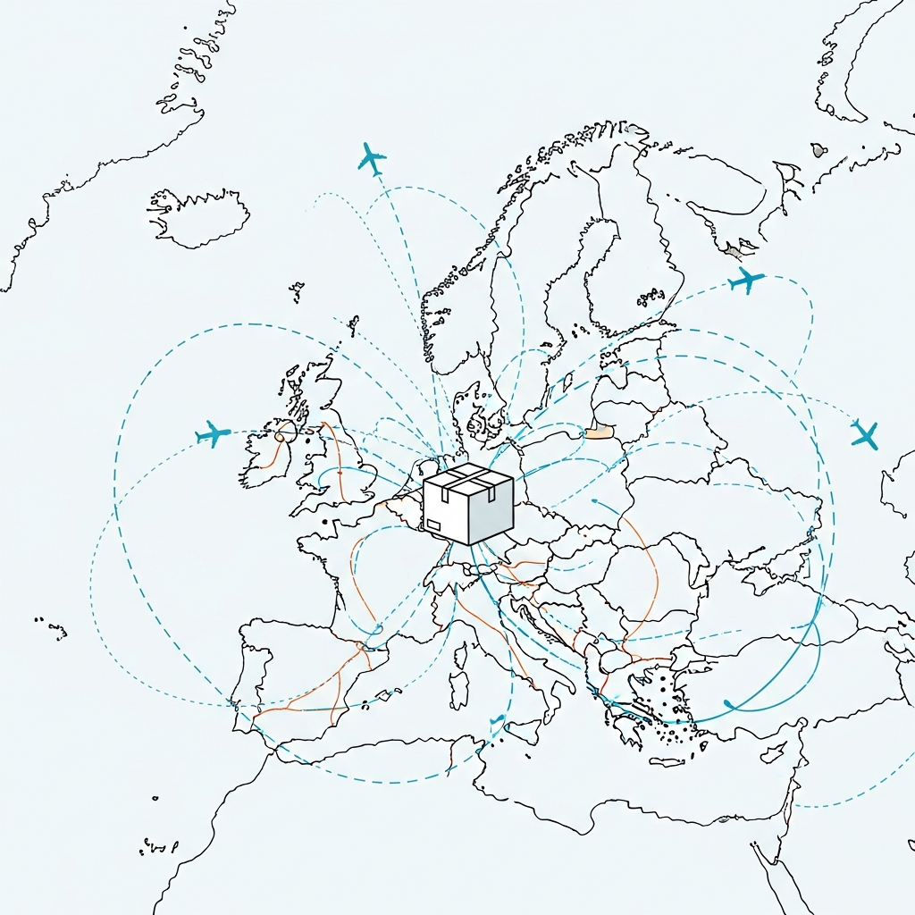 Обложка для статьи про Международные перевозки для бизнеса: упрощаем доставку в Европу